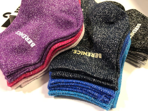 Lot de 3 paires de chaussettes avec lurex Berenice