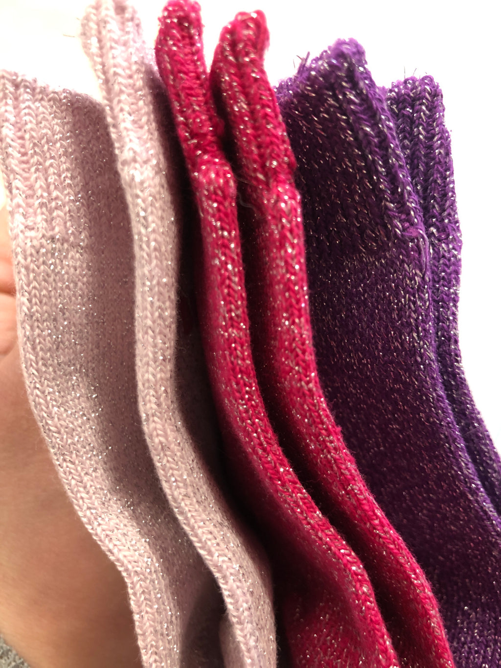 Lot de 3 paires de chaussettes avec lurex Berenice