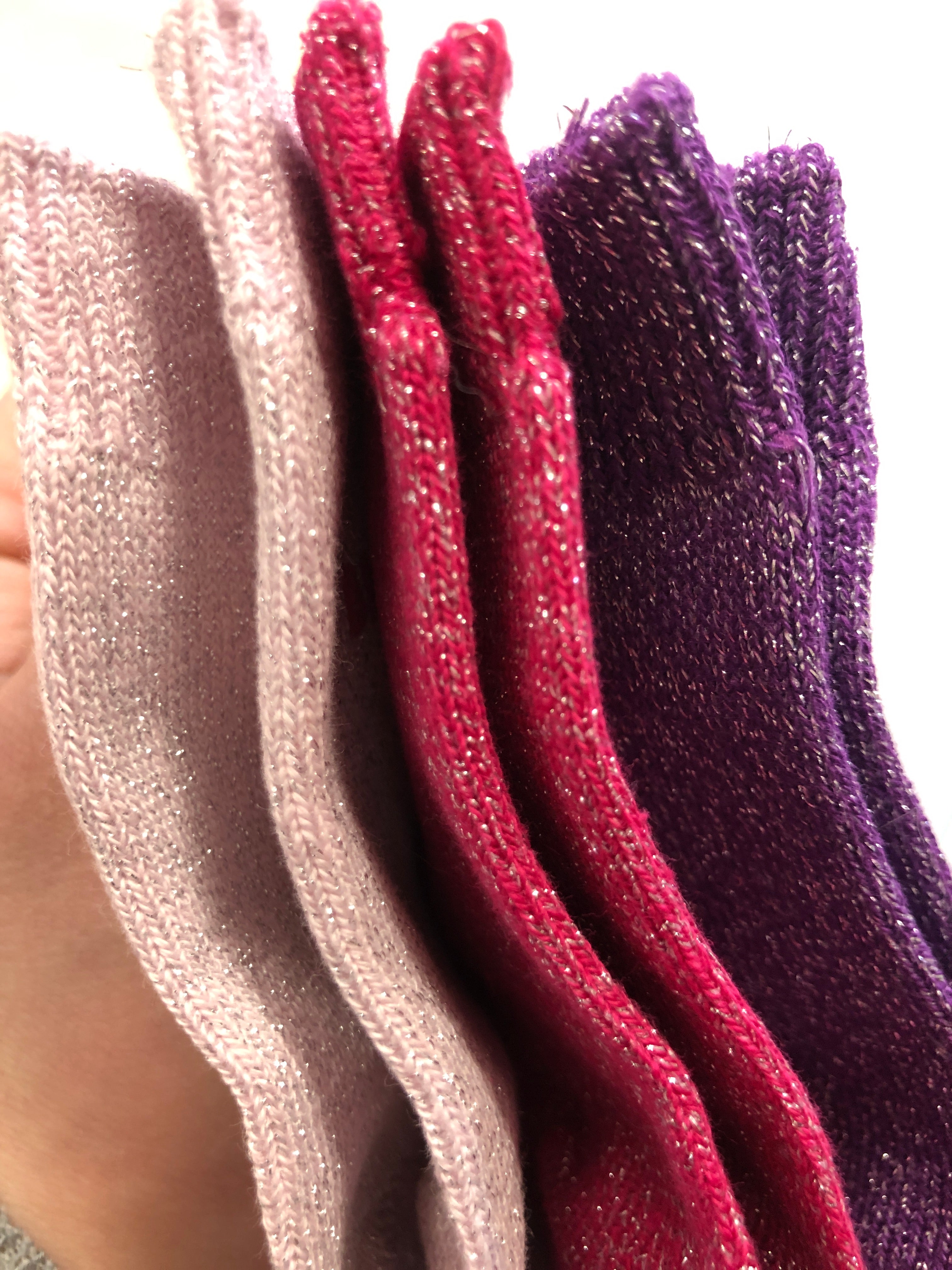 Lot de 3 paires de chaussettes avec lurex Berenice