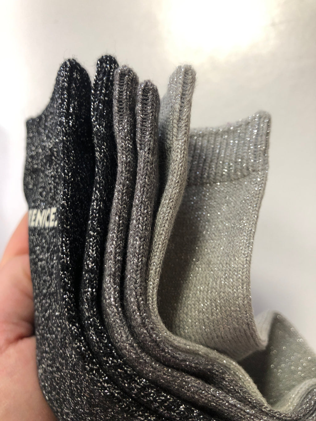 Lot de 3 paires de chaussettes avec lurex Berenice