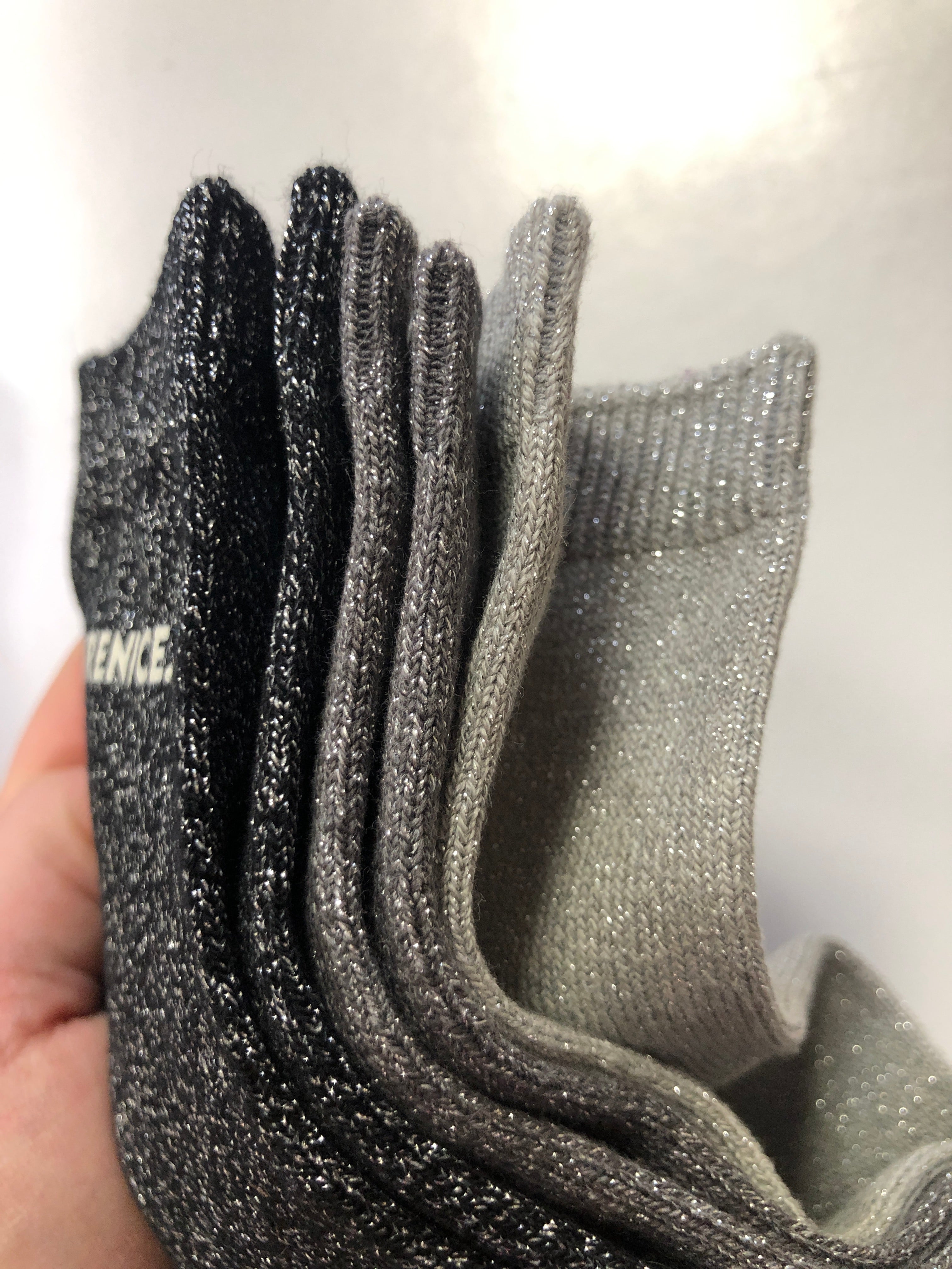 Lot de 3 paires de chaussettes avec lurex Berenice