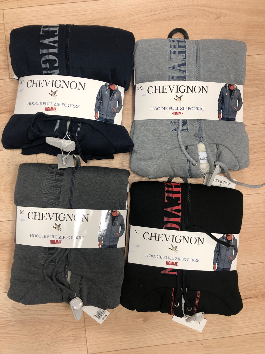 Veste intérieur Sherpa à fermeture éclair à capuche Chevignon