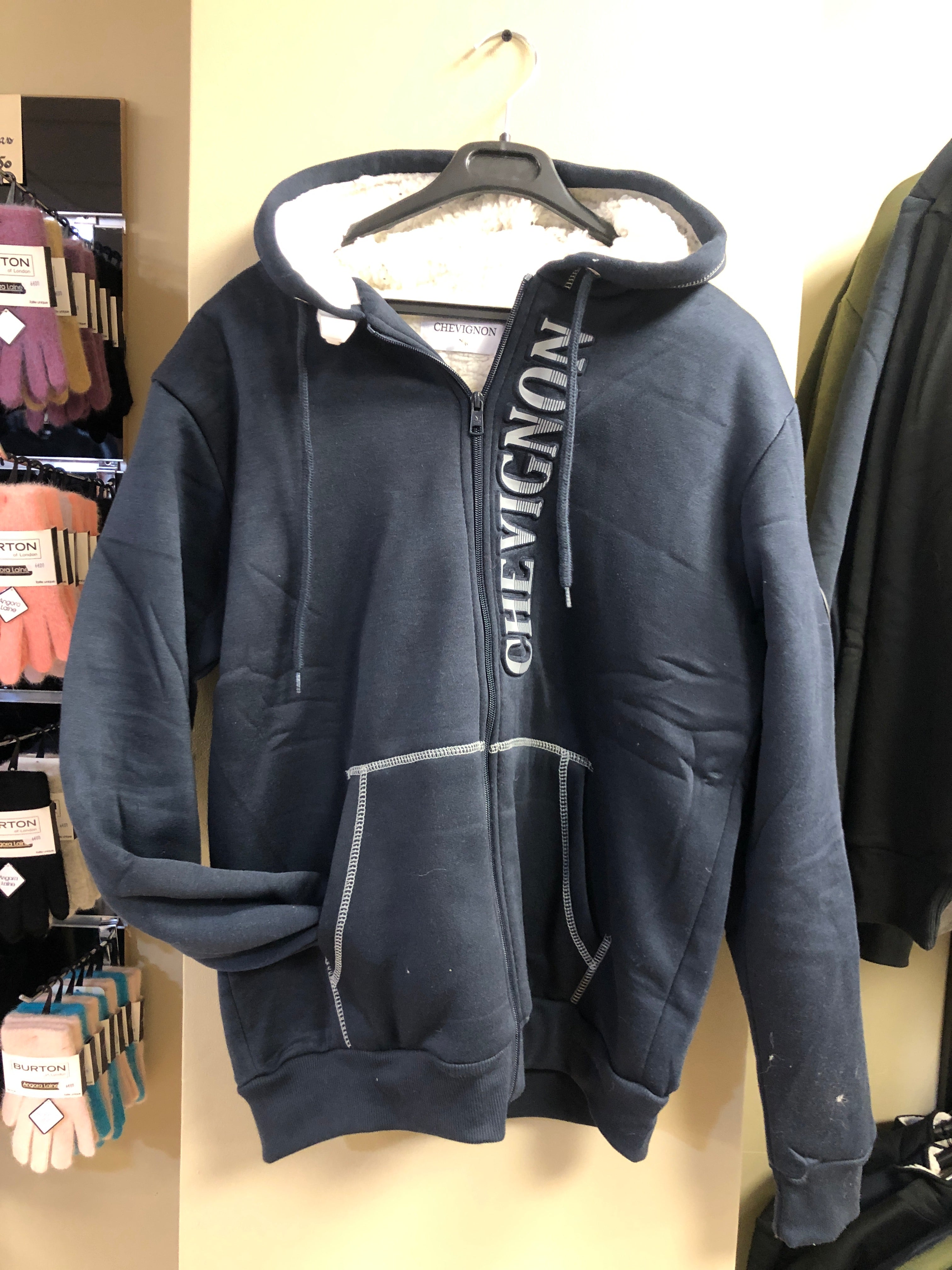 Veste intérieur Sherpa à fermeture éclair à capuche Chevignon