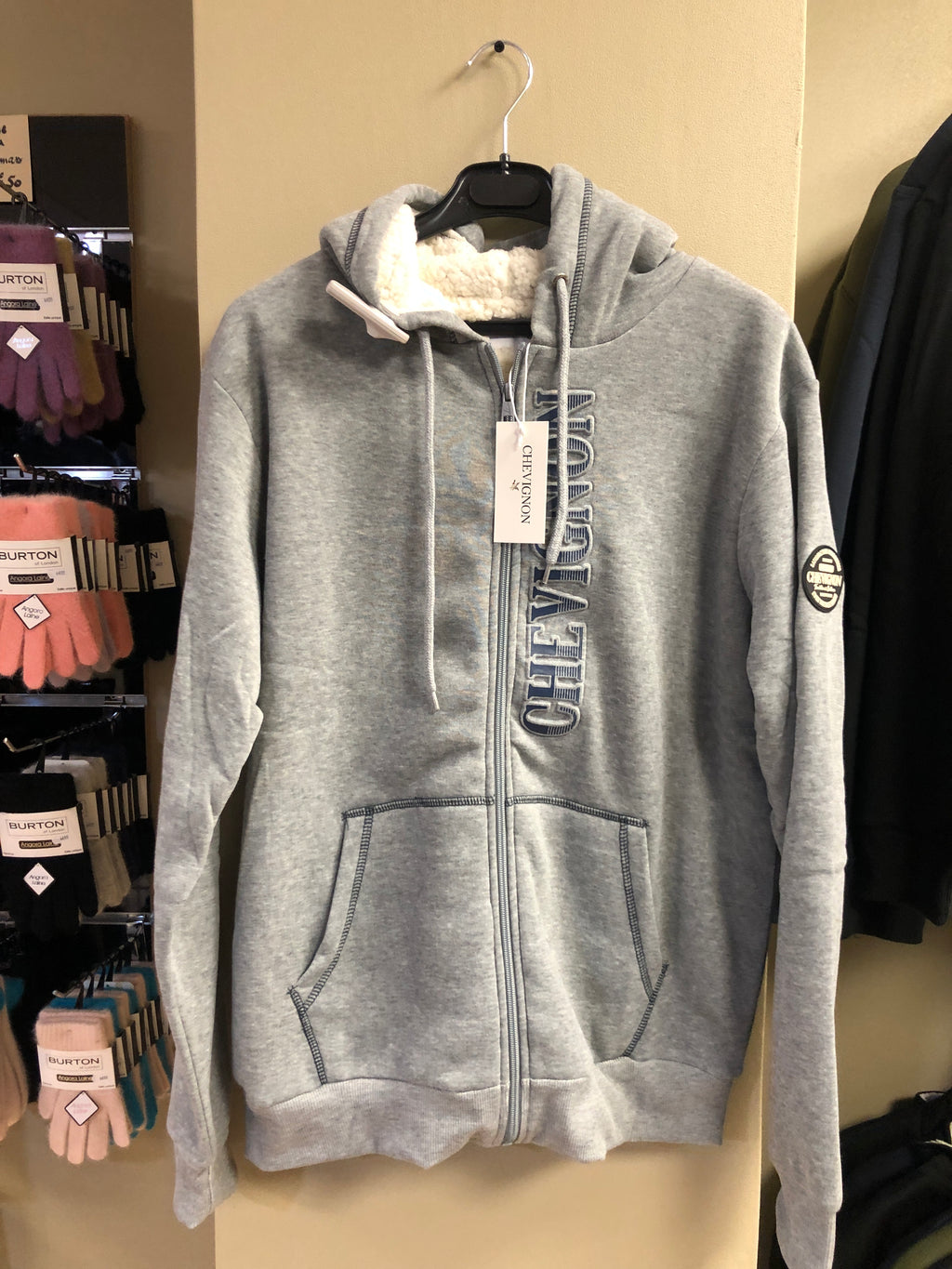 Veste intérieur Sherpa à fermeture éclair à capuche Chevignon